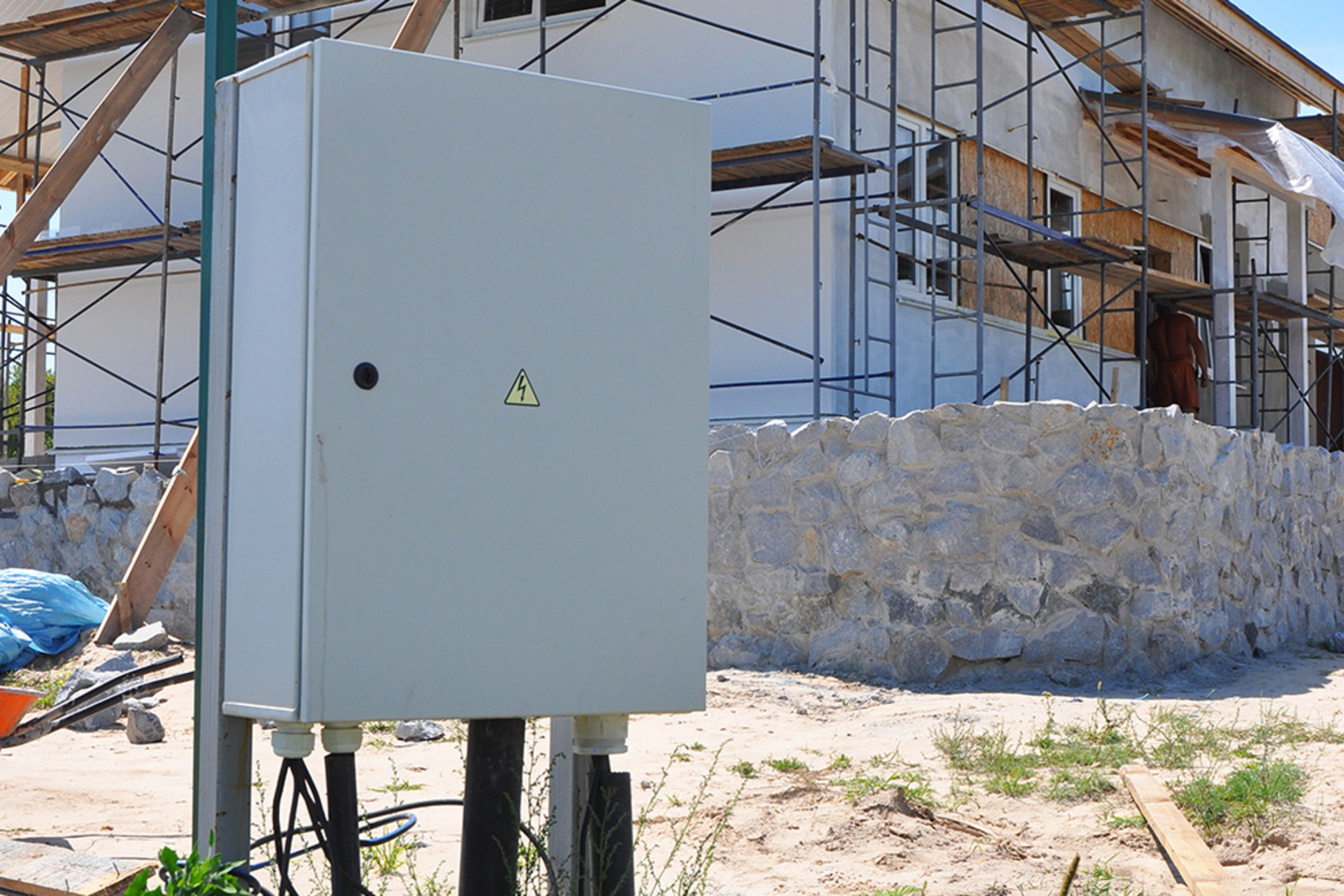 Baustrom bei Elektro Noßner in Schnaittenbach
